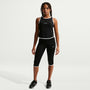 Pantalones capri de entrenamiento Dri-FIT para niñas Nike Pro – Negro/Negro/Blanco/Blanco – vista 1