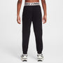Joggers Dri-FIT para niña talla grande Nike Pro Fleece – Negro/Negro/Violeta platino/Blanco – vista 2