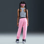 Joggers Dri-FIT para niña talla grande Nike Pro Fleece – Rosa suave medio/Rosa suave medio/Negro/Blanco – vista 4