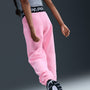 Joggers Dri-FIT para niña talla grande Nike Pro Fleece – Rosa suave medio/Rosa suave medio/Negro/Blanco – vista 3