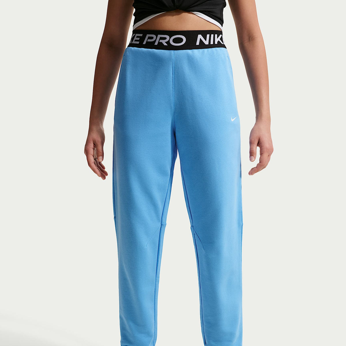 Joggers Dri-FIT para niña talla grande Nike Pro Fleece – Azul fútbol/Azul fútbol/Negro/Blanco – vista 2
