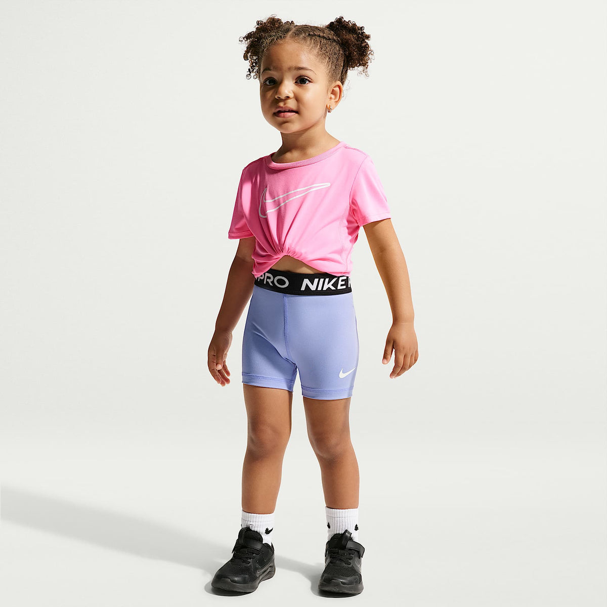 Shorts Dri-FIT infantiles Nike Pro – Cardo claro – vista 1