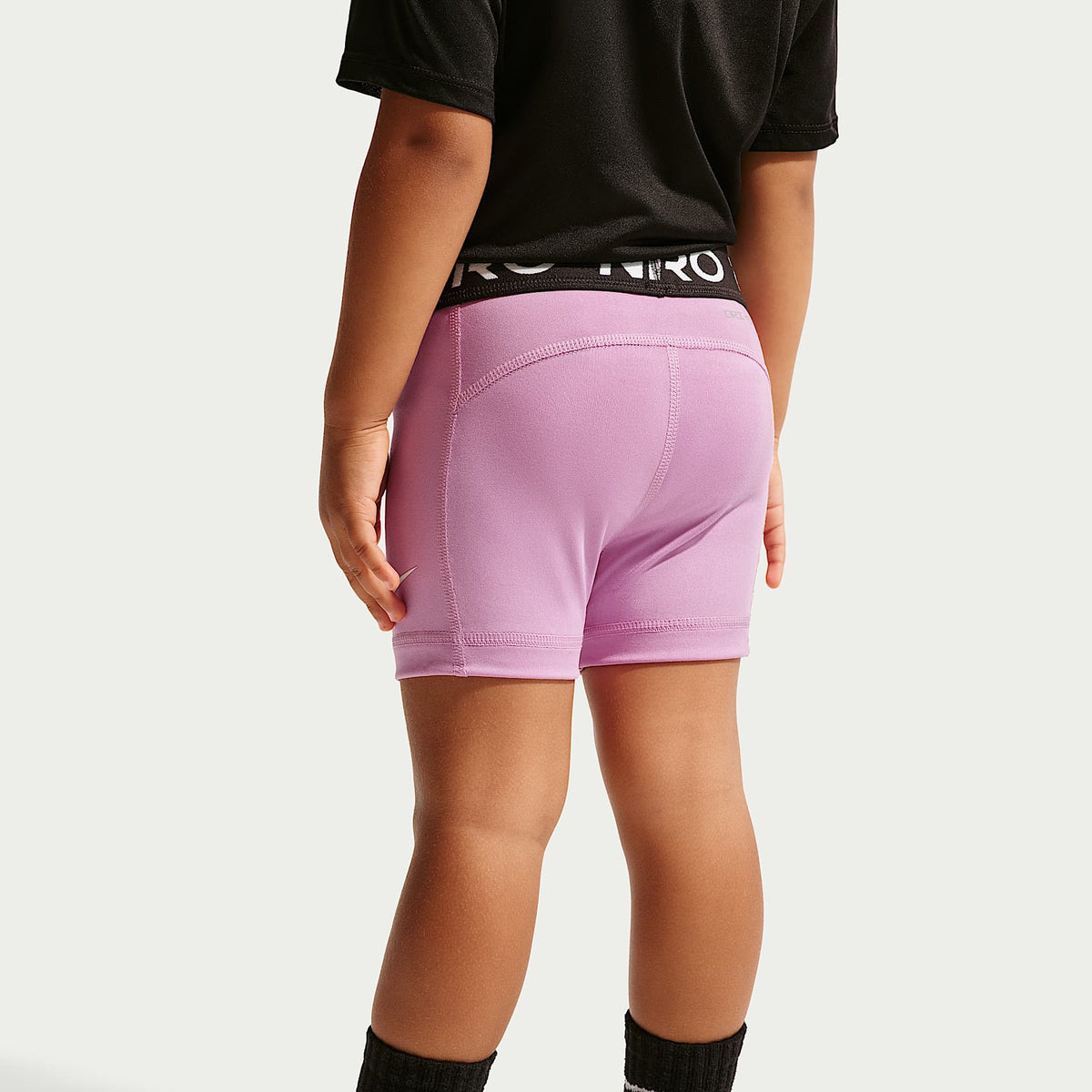 Shorts Dri-FIT infantiles Nike Pro – Morado – vista 3