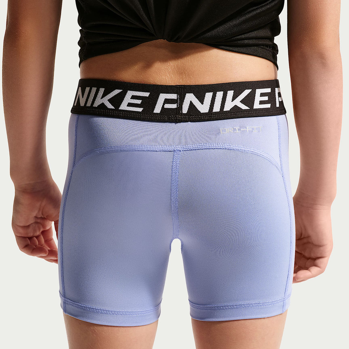 Shorts Dri-FIT para niños talla pequeña Nike Pro – Cardo claro – vista 3
