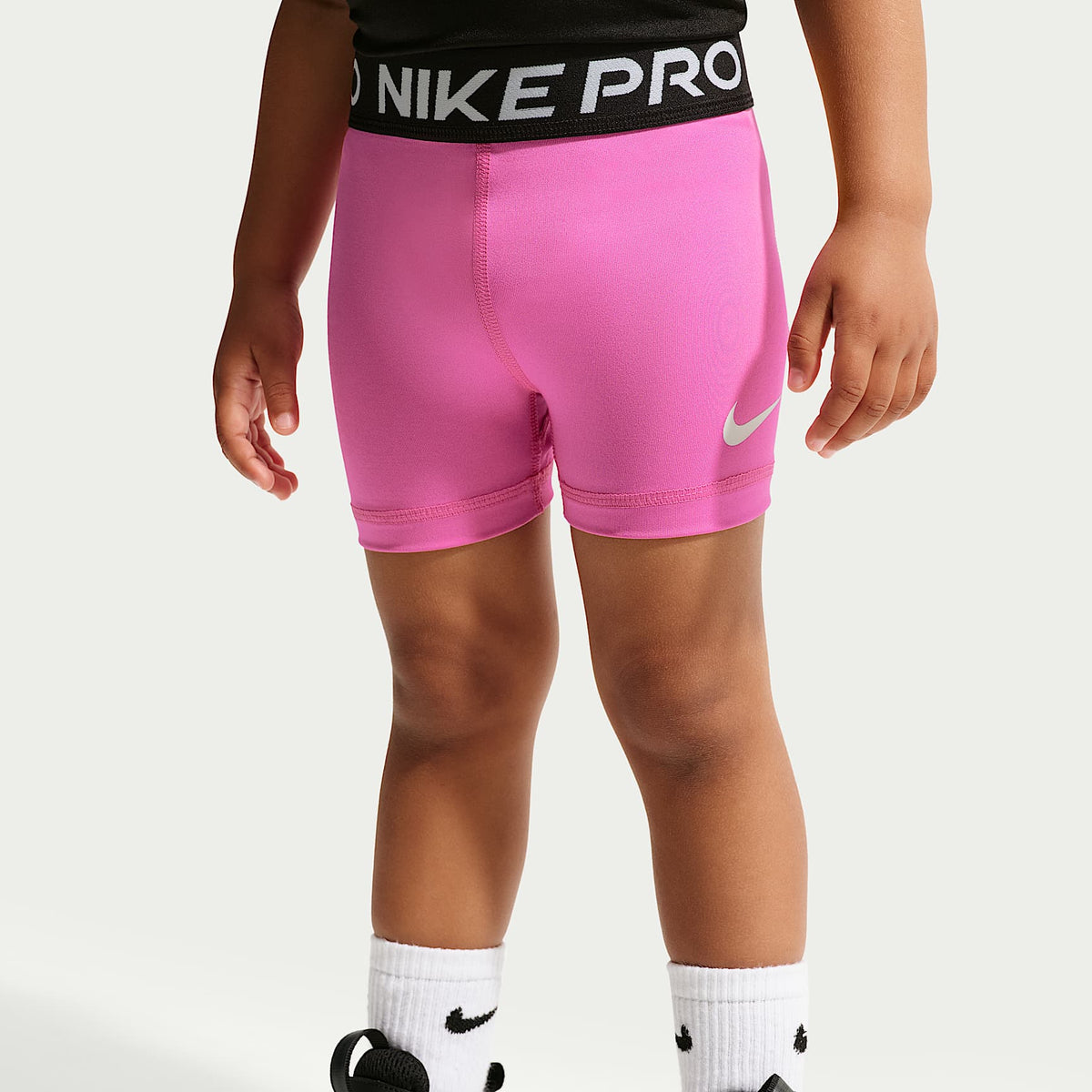 Shorts Dri-FIT infantiles Nike Pro – Rosa alegre – vista 2