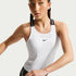 Camiseta de tirantes Dri-FIT para niñas talla grande Nike Pro – Blanco/Negro/Negro – vista 3