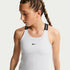 Camiseta de tirantes Dri-FIT para niñas talla grande Nike Pro – Blanco/Negro/Negro – vista 1