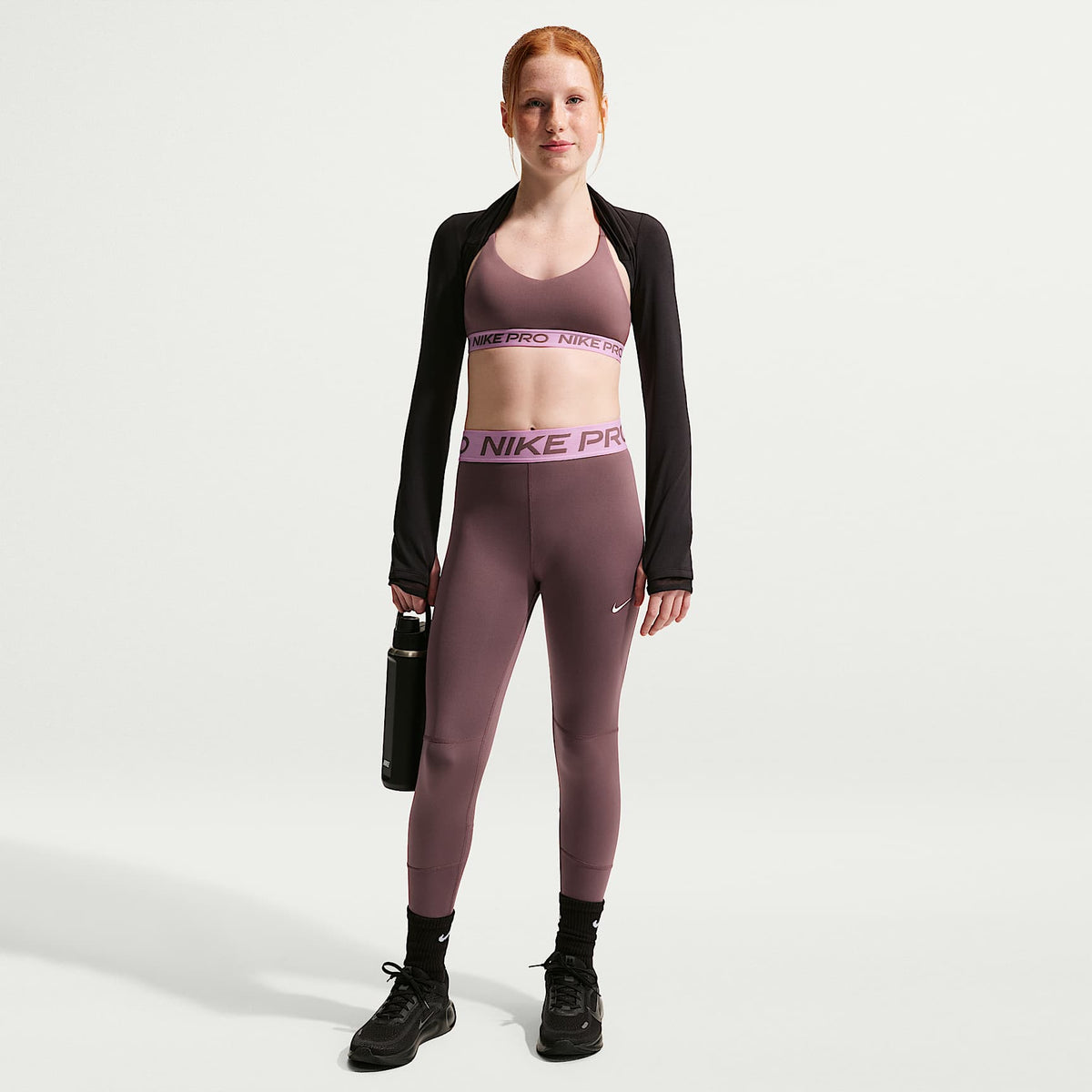 Indy bra para niñas talla grande Nike Pro – Tatuaje – vista 4