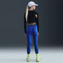 Leggings para niña talla grande Nike Pro Dri-FIT – Royal juego/Negro/Blanco – vista 4