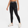 Leggings para niña talla grande Nike Pro Dri-FIT – Negro/Blanco – vista 1