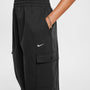 Pants cargo para niña Nike Sportswear – Negro/Blanco – vista 4