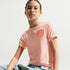 Playera de manga corta Nike Sportswear para niña talla grande – Naranja ártico/Naranja ártico/Naranja ártico/Naranja césped – vista 3