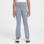 Leggings de tiro alto acampanados para niña Nike Sportswear Classic – Gris humo/Blanco – vista 1