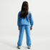 Pants holgados para niños talla grande Nike Sportswear Club Fleece – Azul universitario/Azul universitario/Blanco – vista 5