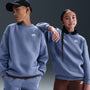 Sudadera oversized para niños talla grande Nike Sportswear Club Fleece – Índigo mundial/Blanco – vista 1