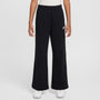 Pants de pierna ancha para niña Nike Sportswear Club Fleece – Negro/Negro/Blanco – vista 1