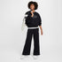 Pants de pierna ancha para niña Nike Sportswear Club Fleece – Negro/Negro/Blanco – vista 6