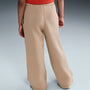 Pants de pierna ancha para niña Nike Sportswear Club Fleece – Cáñamo/Cáñamo/Blanco – vista 3