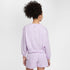 Sudadera de cuello redondo de French Terry para niñas Nike Sportswear Club – Muñeca/Gris topo – vista 2