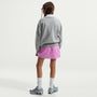 Falda de French Terry para niñas talla grande Nike Sportswear Club – Magenta claro/Magenta claro/Blanco – vista 5