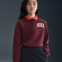 Falda de French Terry para niñas talla grande Nike Sportswear Club – Negro/Negro/Blanco – vista 5