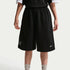 Shorts de French Terry para niña Nike Sportswear – Negro/Blanco – vista 2