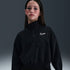 Cárdigan de manga larga de tejido Fleece para niña talla grande Nike Sportswear – Negro/Blanco – vista 1