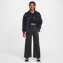 Pants de tejido Woven de pierna ancha para niña talla grande Nike Sportswear – Negro/Blanco – vista 7