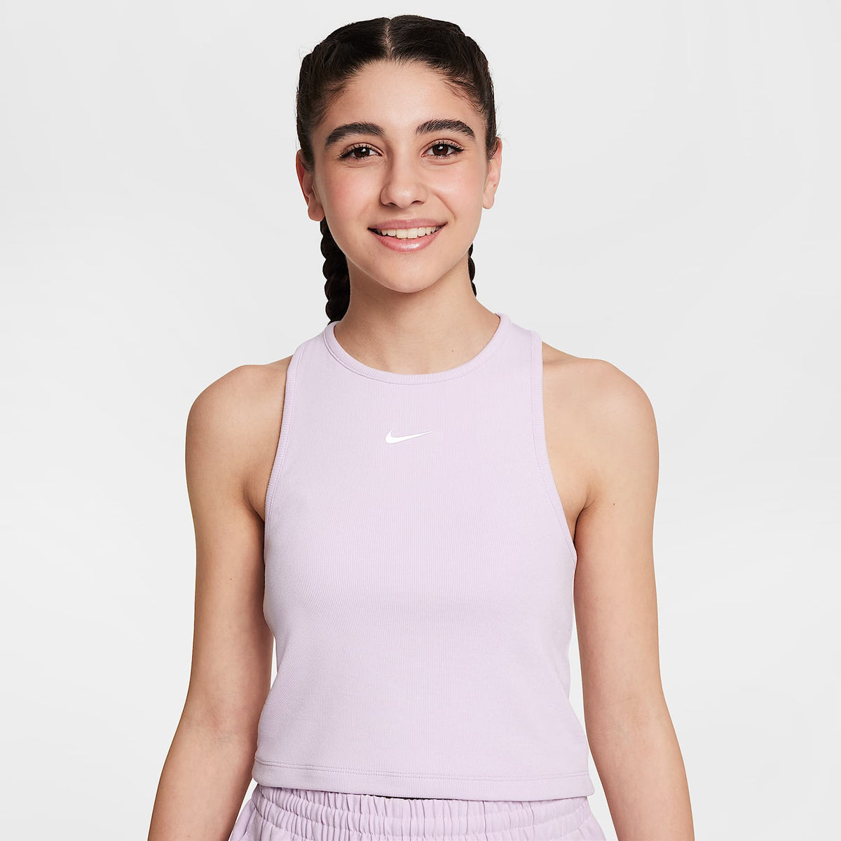 Camiseta de tirantes de tejido rib para niña Nike Sportswear – Muñeca – vista 1