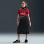 Falda para niña talla grande Nike Sportswear – Negro/Blanco – vista 1
