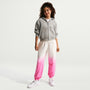 Pants holgados para niña talla grande Nike Sportswear Studio Fleece – Vela/Rosa alegre – vista 1