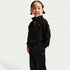 Conjunto de sudadera de medio cierre y pants de tejido Fleece Studio para niños talla pequeña Nike Sportswear – Negro – vista 6