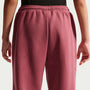 Pants holgados para niña Nike Sportswear Studio Fleece – Rosa humo/Blanco – vista 3