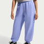 Pants holgados para niña Nike Sportswear Studio Fleece – Cardo claro/Blanco – vista 2