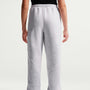 Pants holgados para niña Nike Sportswear Studio Fleece – Abedul jaspeado/Blanco/Blanco – vista 3