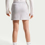 Falda de French Terry para niña talla grande Nike Sportswear Studio Fleece – Abedul jaspeado/Blanco/Blanco – vista 3