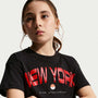 Playera para niña talla grande Nike Sportswear – Negro – vista 3
