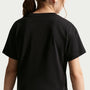 Playera para niña talla grande Nike Sportswear – Negro – vista 2