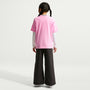 Playera para niña talla grande Nike Sportswear Essential – Rosa amanecer – vista 5