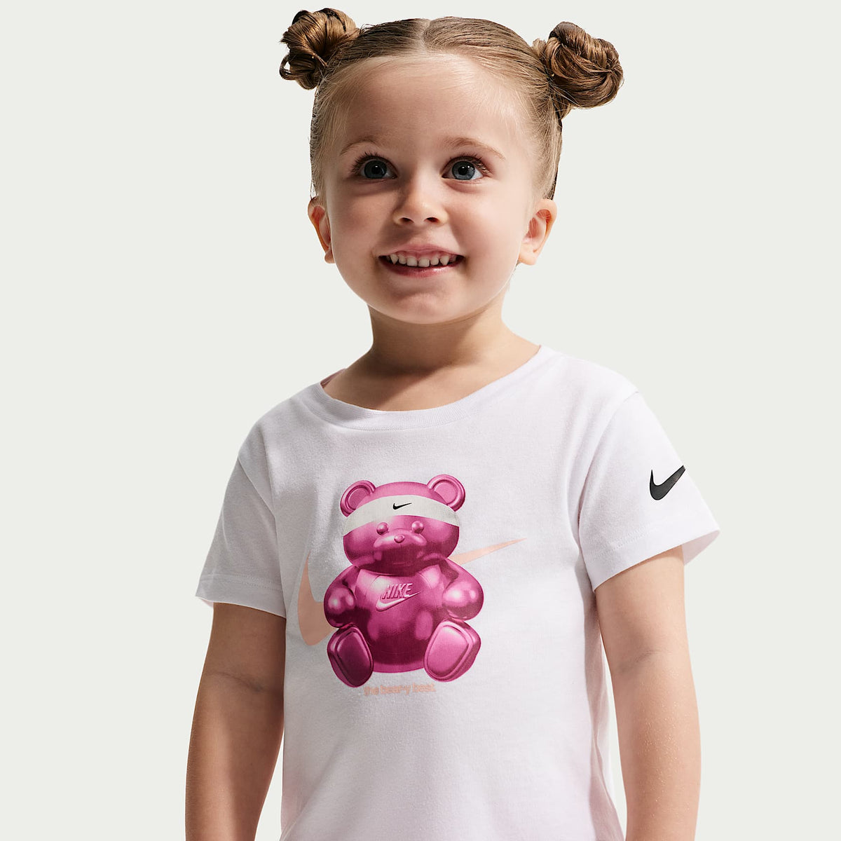Playera con gráfico infantil Nike Sportswear – Blanco – vista 1
