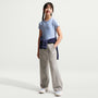 Playera cropped para niña talla grande Nike Sportswear – Azul hidrógeno – vista 4