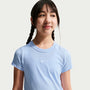 Playera cropped para niña talla grande Nike Sportswear – Azul hidrógeno – vista 1
