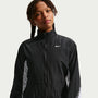 Chamarra de tejido Woven para niña talla grande Nike Sportswear – Negro/Blanco/Negro/Blanco – vista 1