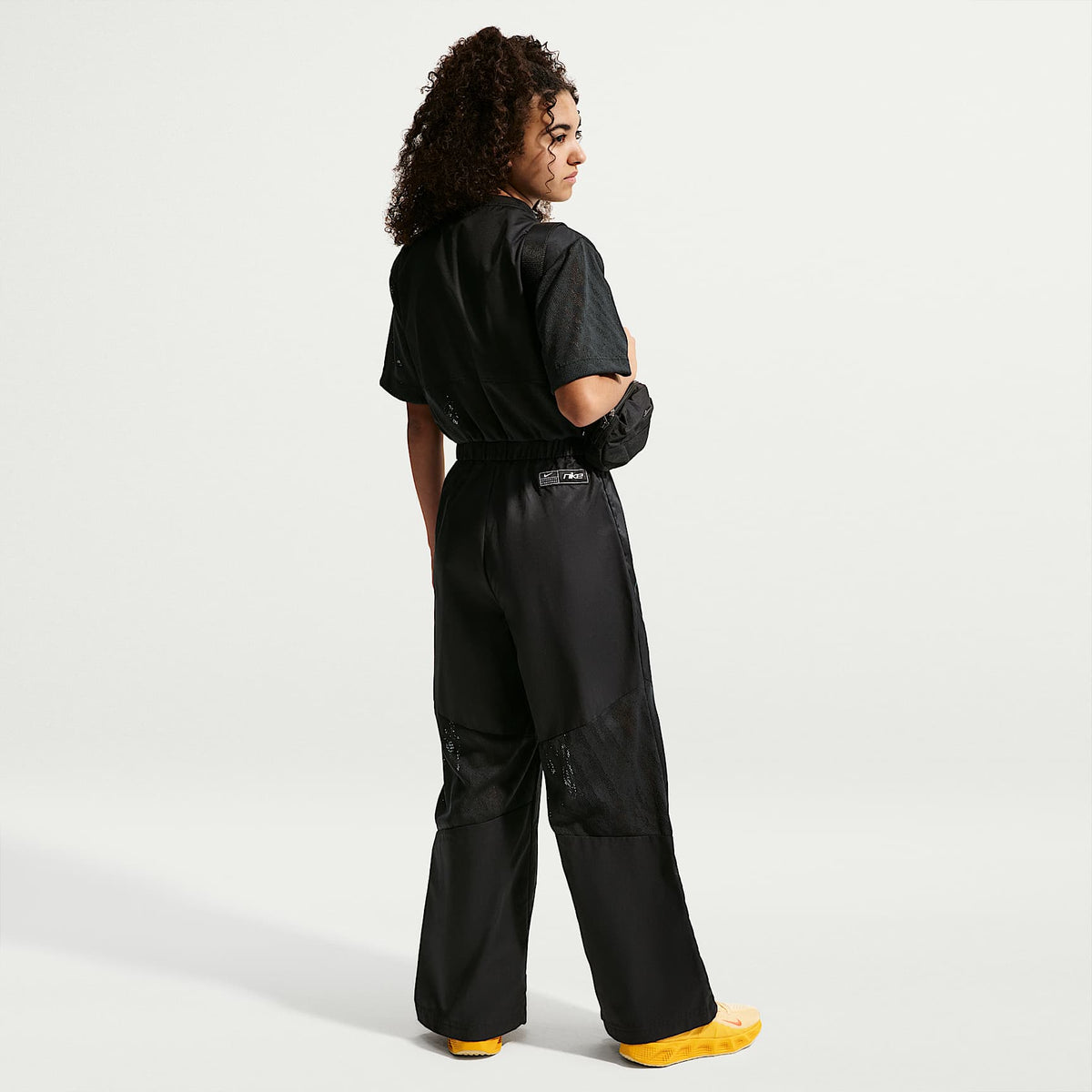Jumpsuit de baile de tejido Woven para niña talla grande Nike Sportswear – Negro – vista 5