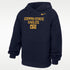 Sudadera con gorro sin cierre Club Fleece para niños talla grande Nike College (Coppin State University) – Azul marino universitario – vista 1