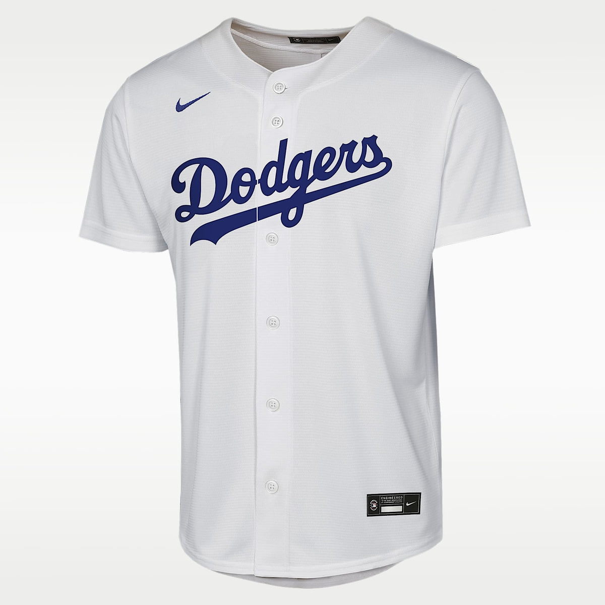 Jersey Nike de la MLB Replica para niños talla grande Shohei Ohtani Los Angeles Dodgers – Azul/Blanco – vista 1