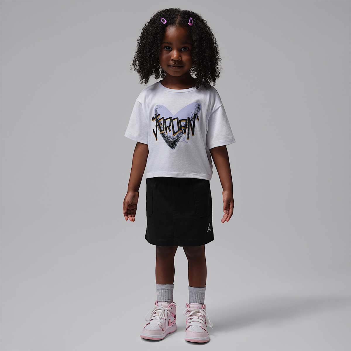 Conjunto de Falda Jordan I Heart Jordan para Niña Pequeña