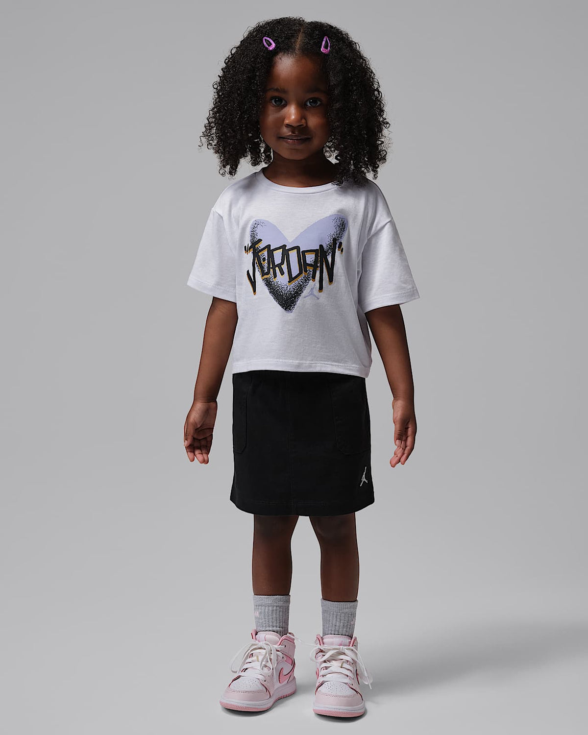 Conjunto de Falda Jordan I Heart Jordan para Niña Pequeña