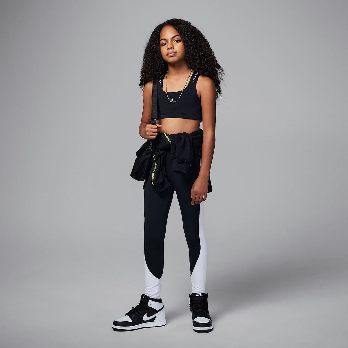 Bra Indy para niñas talla grande Jordan Dri-FIT Sport – Negro – vista 6