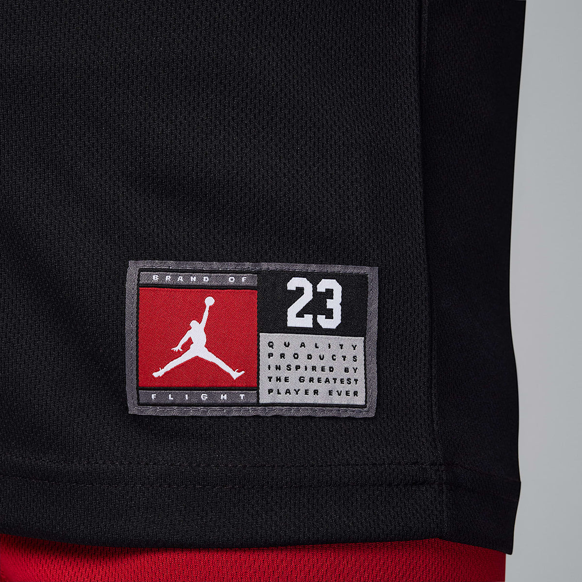 Conjunto de jersey para niños talla pequeña Jordan 23 – Negro/Rojo gimnasio – vista 5